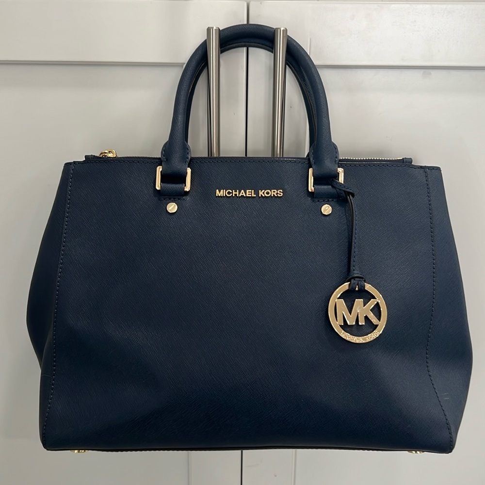 Michael Kors Sutton Satchel Saffiano Leather
